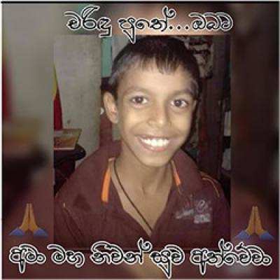 චරිඳු හසිත් අප අතරින් සමු ගනී
